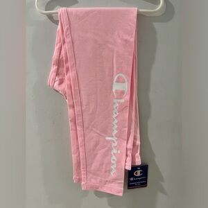 Champion Pink Leggings, Girl’s size large, new!